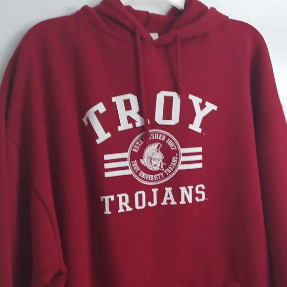 Vintage Adidas Troy University Trojans hoodie men's size large - Picture 5 of 10